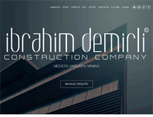 Tablet Screenshot of idemirliinsaat.com